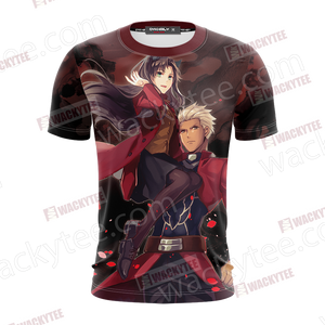 Fate/ Stay Night - Blade And Fate Rin Unisex 3D T-shirt