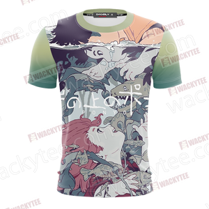 Ponyo - Ponyo And Sosuke Unisex 3D T-shirt