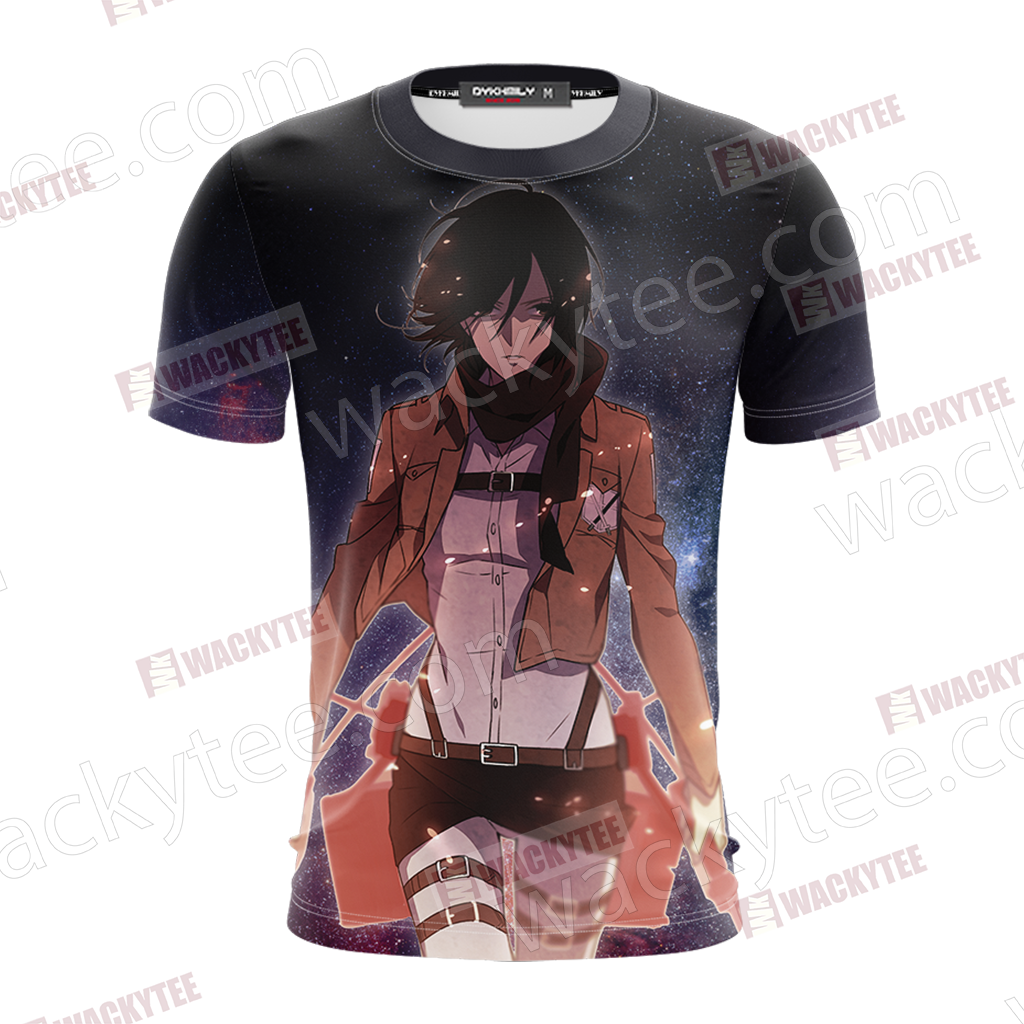 Attack On Titan - Mikasa Unisex 3D T-shirt