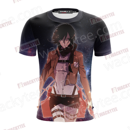 Attack On Titan - Mikasa Unisex 3D T-shirt