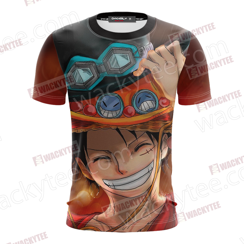 One Piece Luffy Ace Sabo Unisex 3D T-shirt