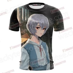 Shin Seiki Evangelion Ayanami Rei Unisex 3D T-shirt