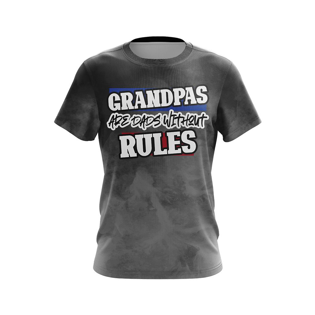 Grandpas Are Dads Without Rules Unisex 3D T-shirt