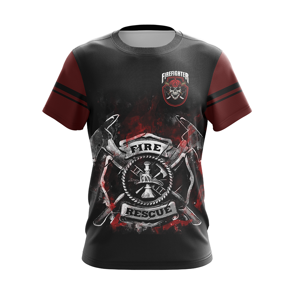 Being A Firefighter Is A Choice Being A Retried Firefighter Is An Honor Unisex 3D T-shirt