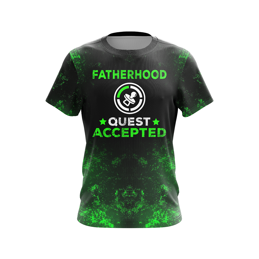 Father's Day Achievement Unlocked Fatherhood Unisex 3D T-shirt