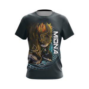 The Legend Of Zelda Midna And Link Wolf Unisex 3D T-shirt