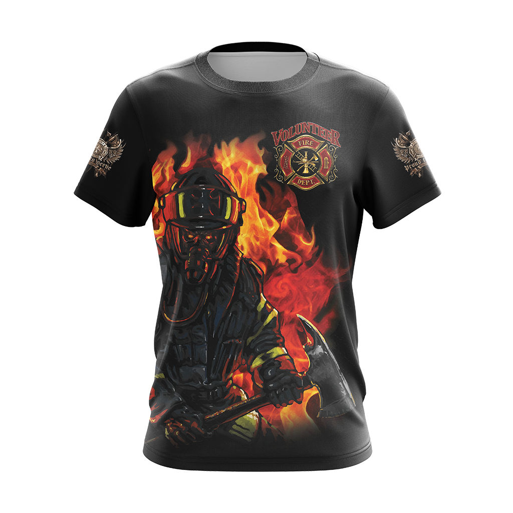 Firefighter First In Last Out Unisex 3D T-shirt
