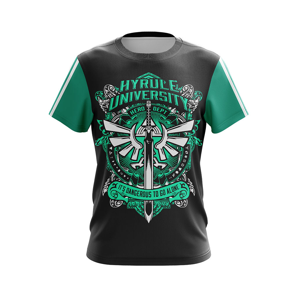 Legend of Zelda - Hyrule University Unisex 3D T-shirt