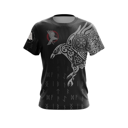 Nordic Warrior Viking Unisex 3D T-shirt Zip Hoodie Pullover Hoodie