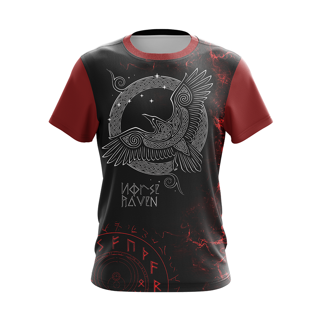 Norse Raven Unisex 3D T-shirt