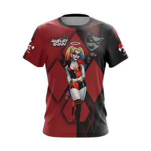 Harley Quinn - Old And New Style Unisex 3D T-shirt