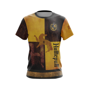 Loyal Like A Hufflepuff Harry Potter New Version 1 Unisex 3D T-shirt