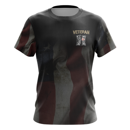 What is a veteran All Over Print T-shirt Zip Hoodie Pullover Hoodie