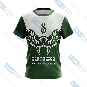 Harry Potter - Slytherin House Version Wackystyle Unisex 3D T-shirt