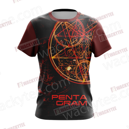 Doom 3 - Pentagram Unisex 3D T-shirt