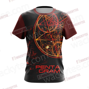 Doom 3 - Pentagram Unisex 3D T-shirt