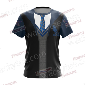 Harry Potter Hogwarts Uniform Ravenclaw House Unisex 3D T-shirt