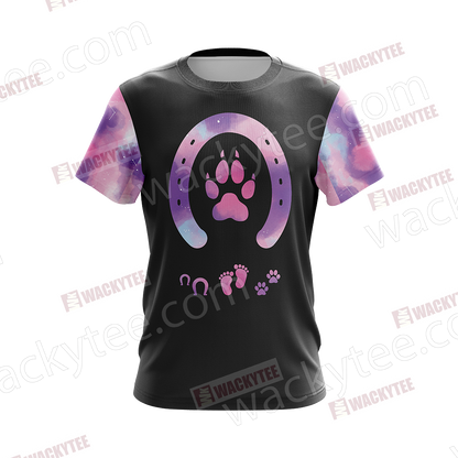 Never Walk Alone Dog and Horse Unisex 3D T-shirt