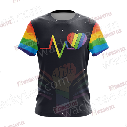 LGBT - In The World Where You Can Be Anything Be Kind Unisex 3D T-shirt