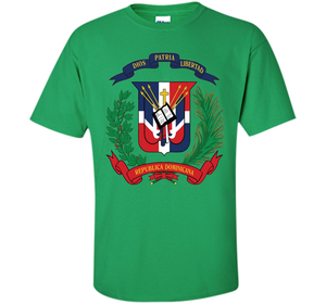 Dominican Republic Coat Of Arms T Shirt National Emblem cool shirt