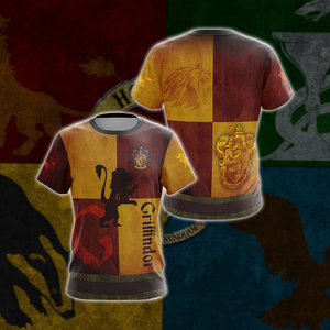 Brave Like A Gryffindor Harry Potter New Version 1 Unisex 3D T-shirt