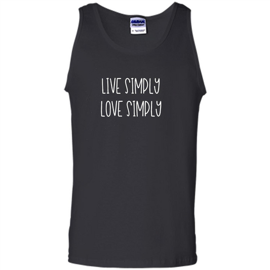 Live Simply Love Simply T-shirt Black