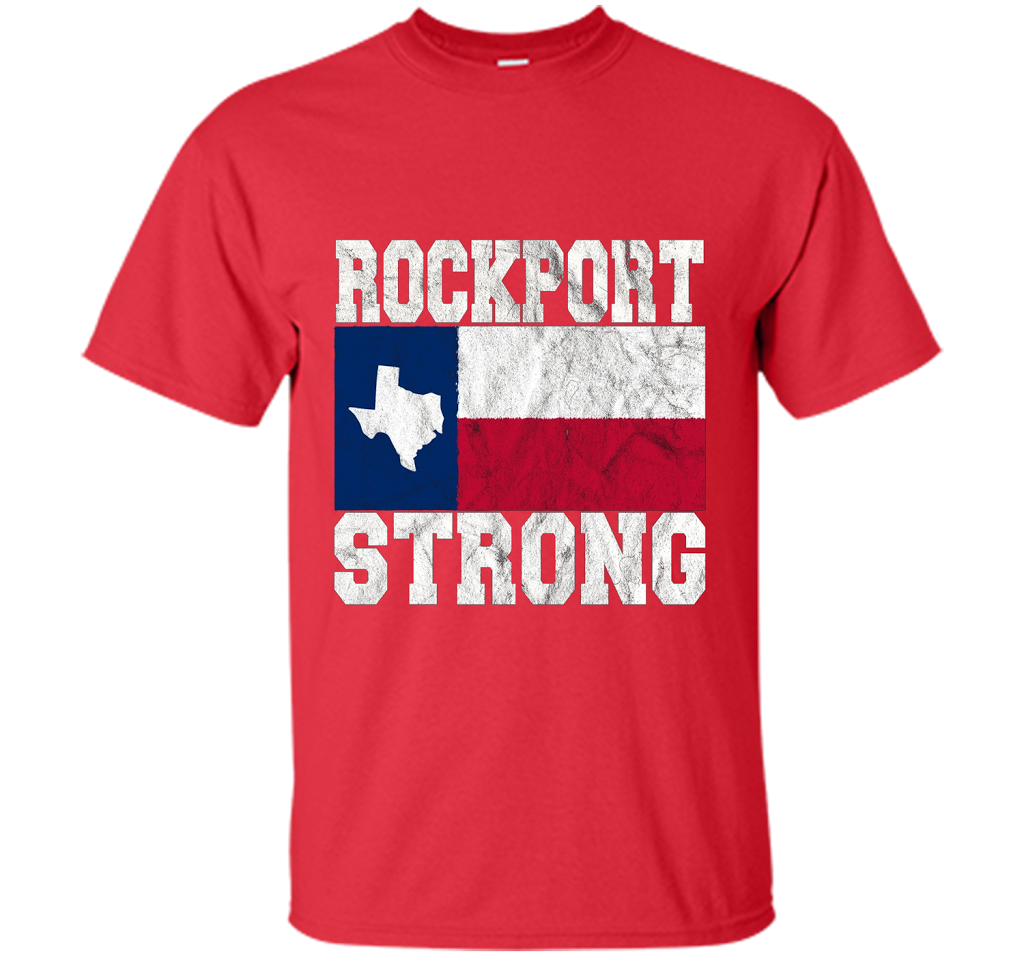 Rockport Strong, Rockport Pride, Rockport Texas T-shirt Red