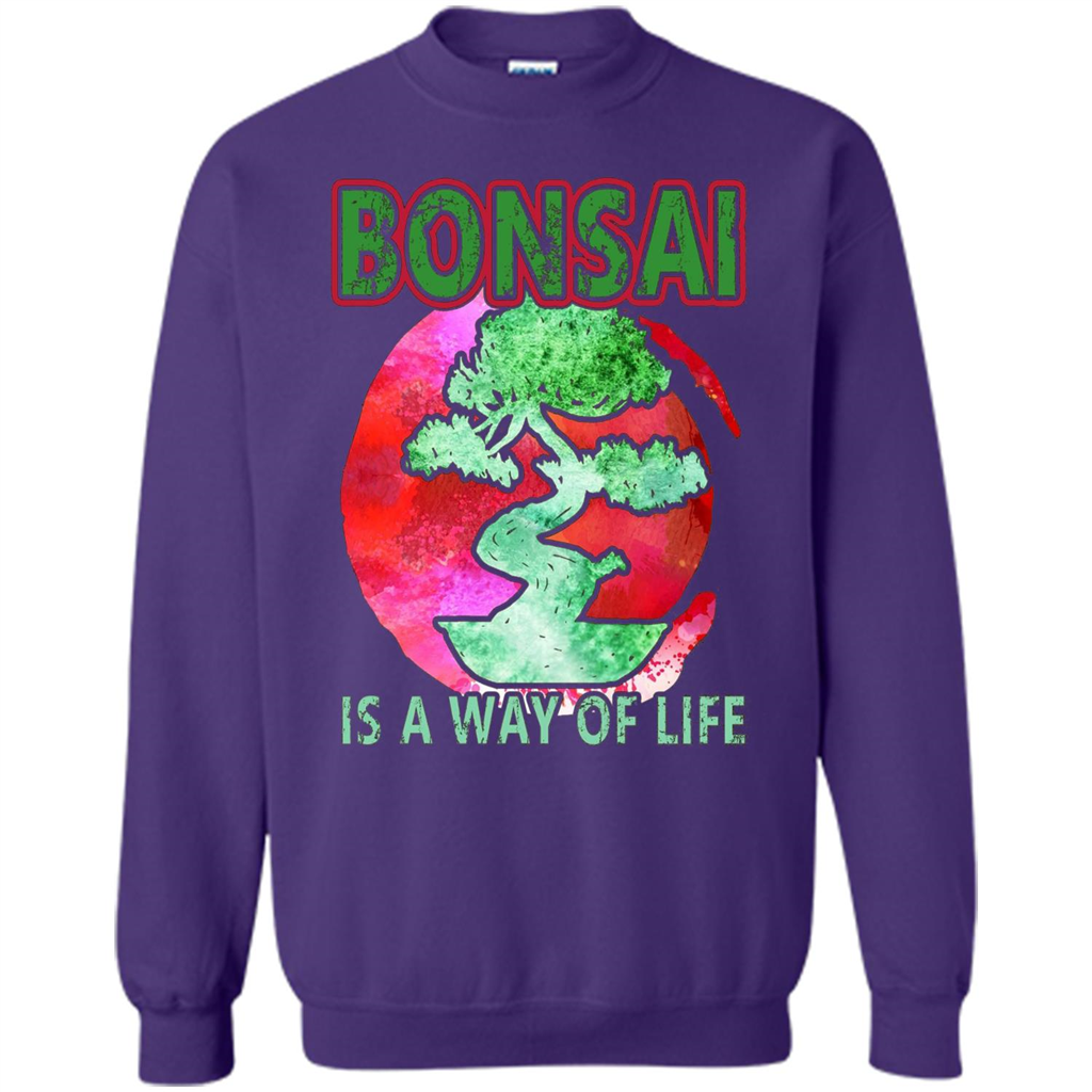 Bonsai T-shirts - Love Bonsai Of Life T-shirt Purple