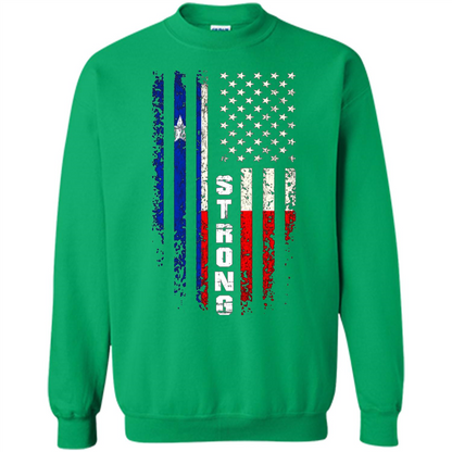 Texas Strong T-shirt Hurricane Harvey 2017 T-shirt Irish Green