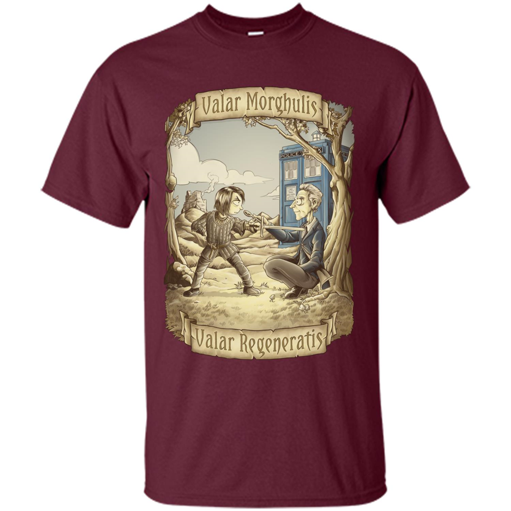 Movies T-Shirt Valar Regeneratis Valar Regeneratis Maroon