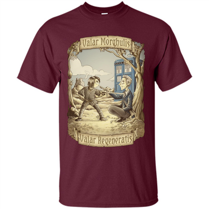 Movies T-Shirt Valar Regeneratis Valar Regeneratis Maroon