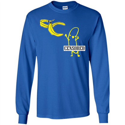 Banana T-shirt Censored T-shirt Royal
