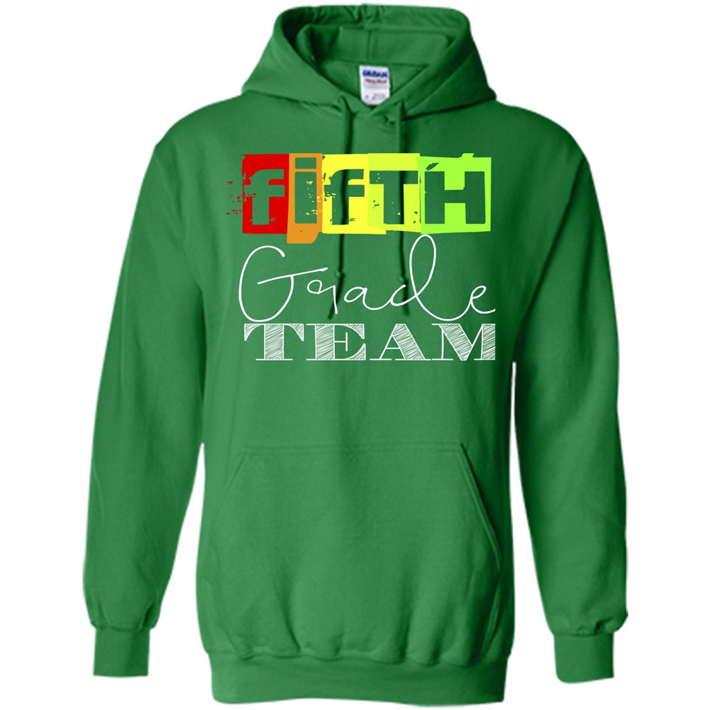 Fifth Grade Team T-shirt School Day T-shirt Irish Green