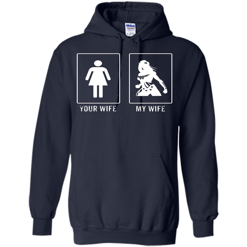 Superhero T-shirt Your Wife My Wife