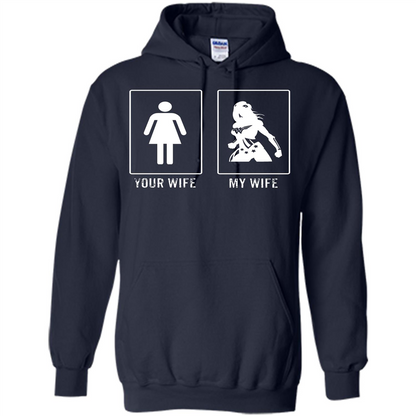 Superhero T-shirt Your Wife My Wife