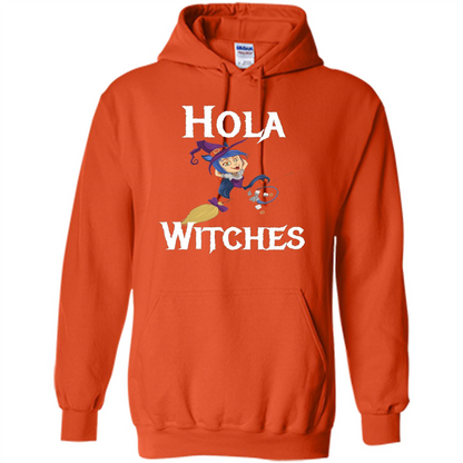 Hola Witches Halloween T-shirt Cute and Funny Witch