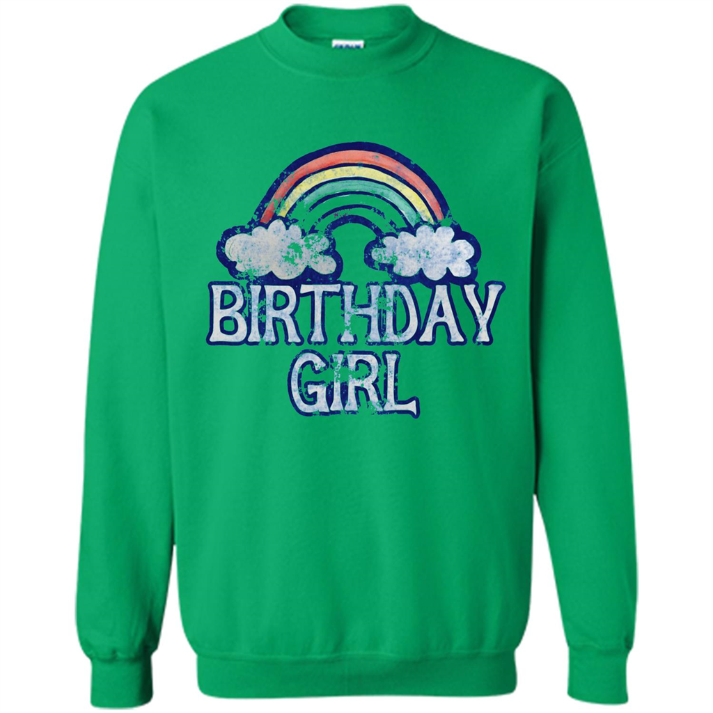 Birthday Girl Rainbow T-shirt Irish Green