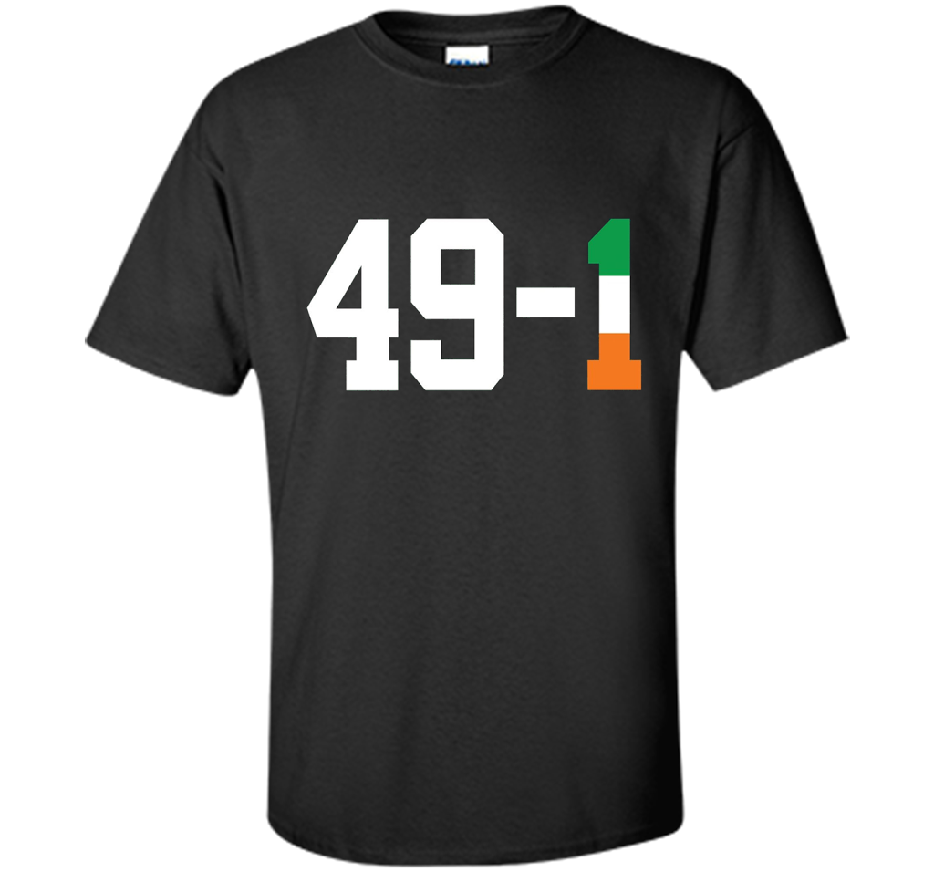Ireland Boxing MMA 49-1 T-shirt Black