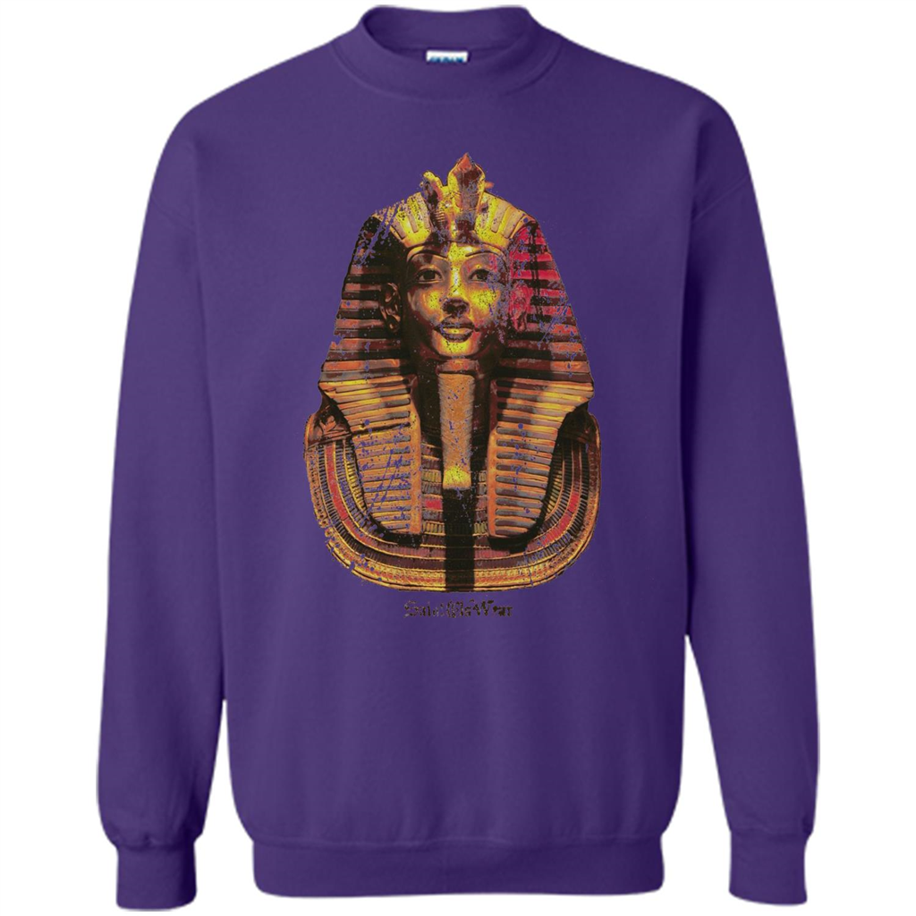 Distressed Pharoah T-shirt Purple