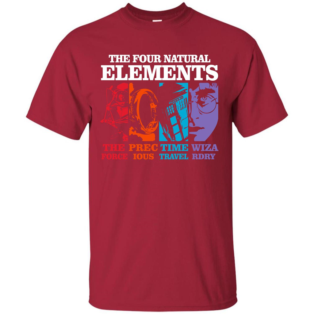Movie T-shirt The Four Natural Elements T-shirt Cardinal