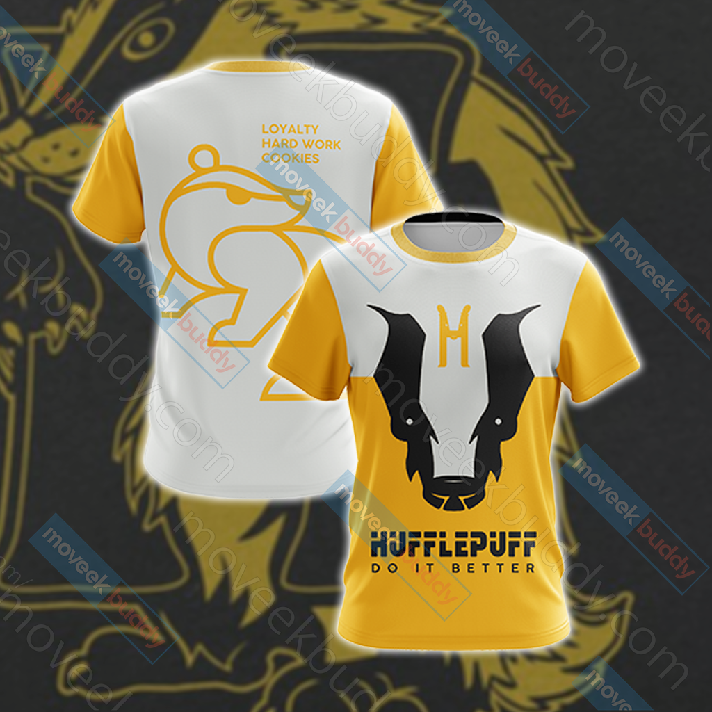 Harry Potter - Hufflepuff Version Wackystyle Unisex 3D T-shirt