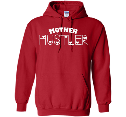 Funny T-shirt Mother Hustler cool shirt Red