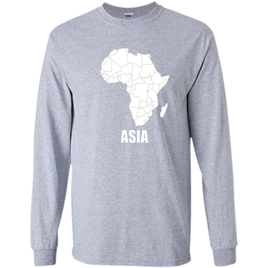 Africa Asia Funny t-shirts - Humor T-shirts Sport Grey
