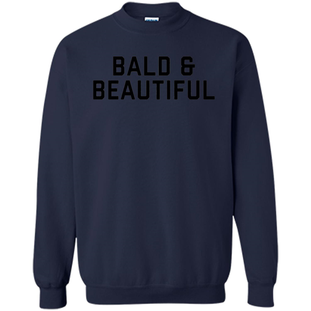 Bald and Beautiful T-shirt Navy