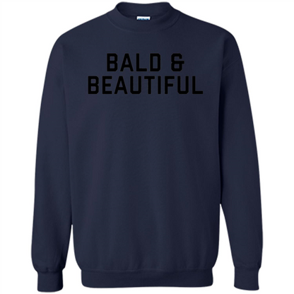 Bald and Beautiful T-shirt Navy
