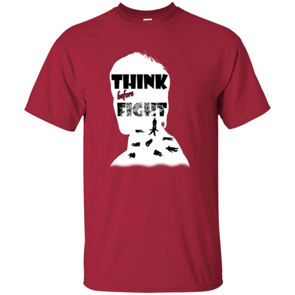 Think Before Fight T-shirt Cardinal