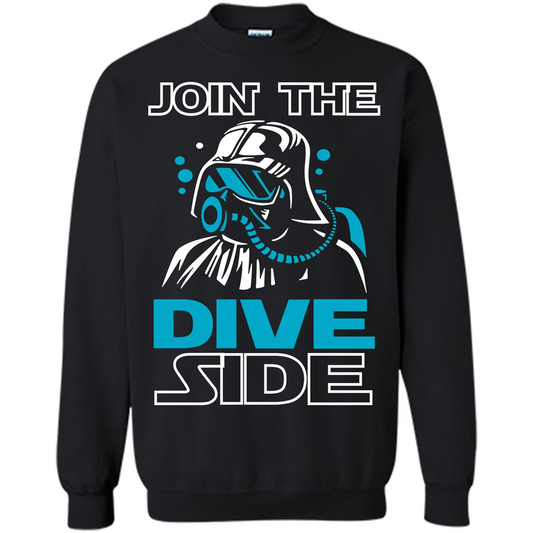 Diver T-shirt Join The Dive Side T-shirt Black