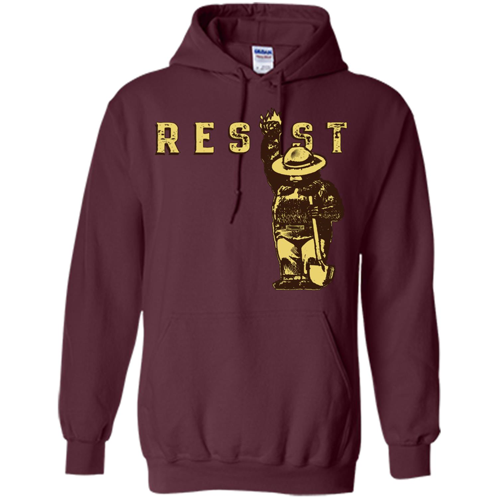 Resist T-Shirt Maroon
