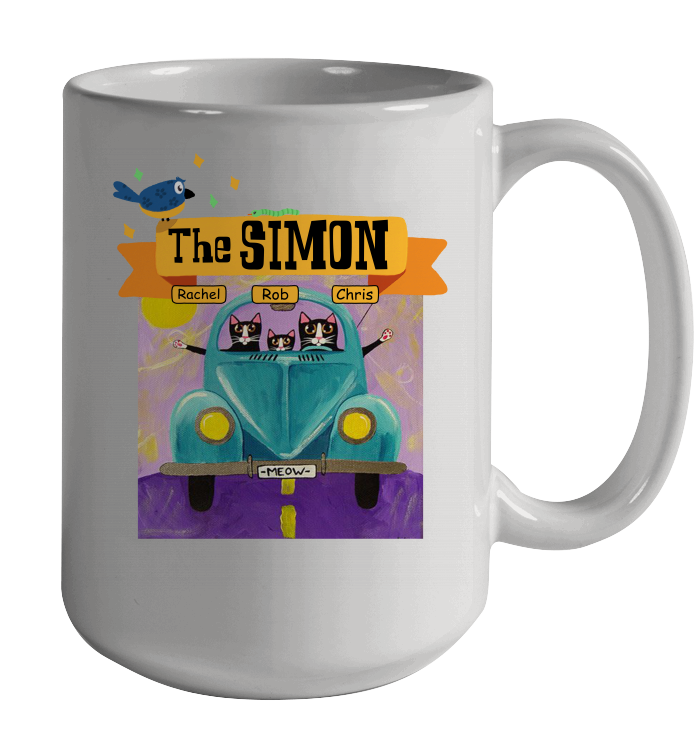 The Simon Family ( Customized Name ) Ceramic Mug 15oz