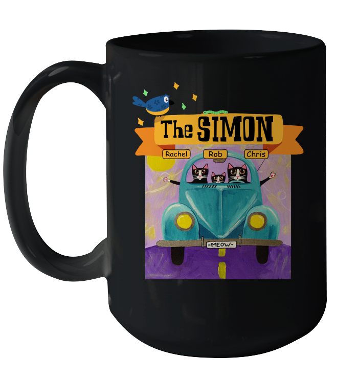 The Simon Family ( Customized Name ) Ceramic Mug 15oz Ceramic Mug 15oz Black 15oz